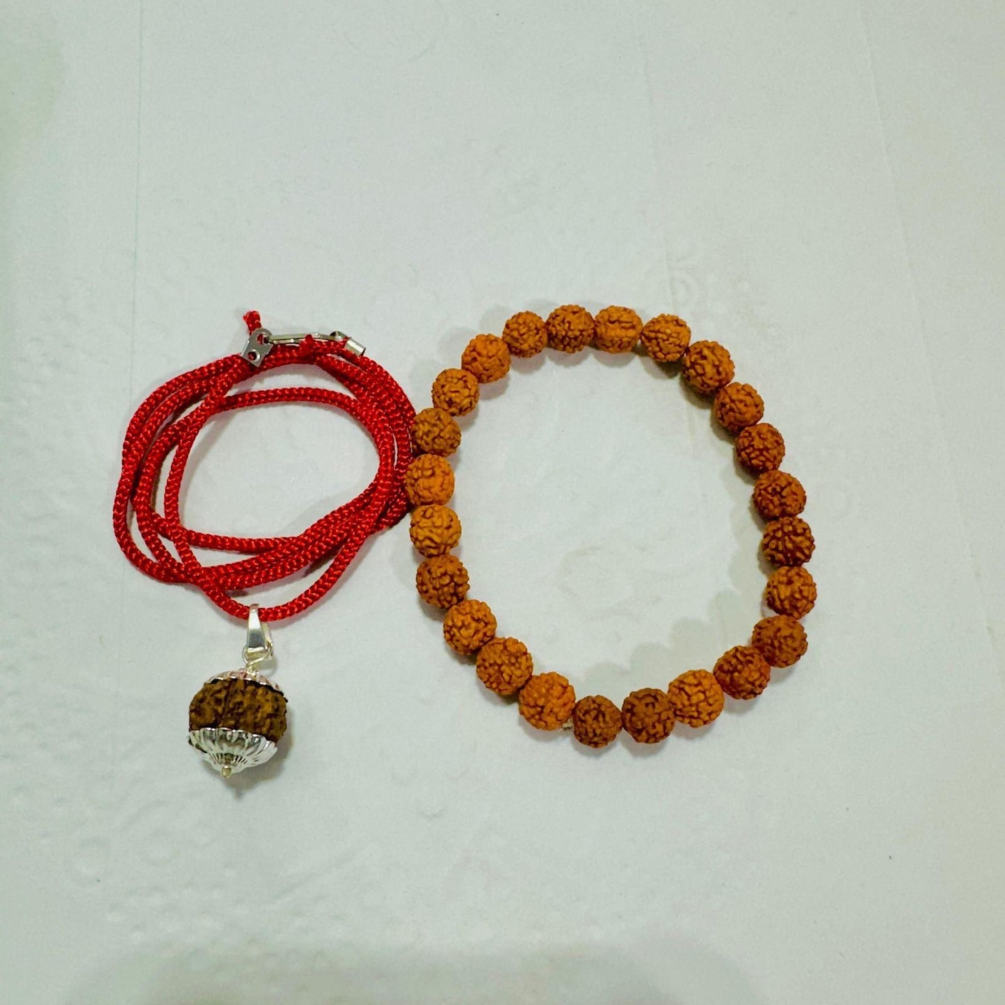 Rudraksha Mala With Bracelet