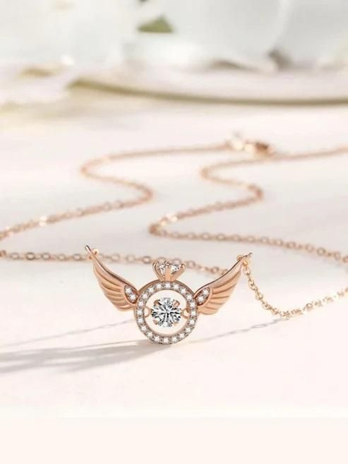 Angle Rose Pendant