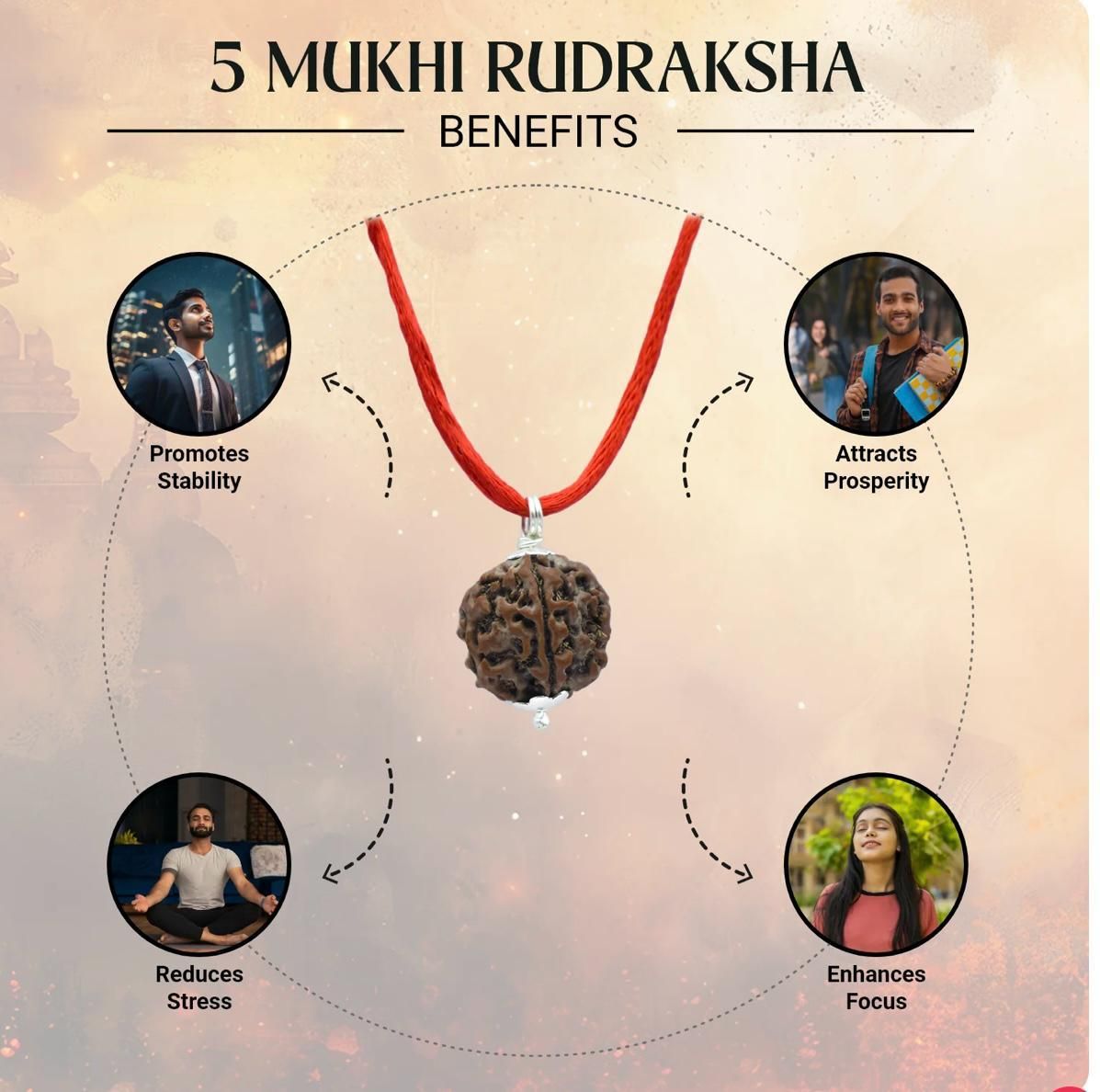 Rudraksha Mala With Bracelet