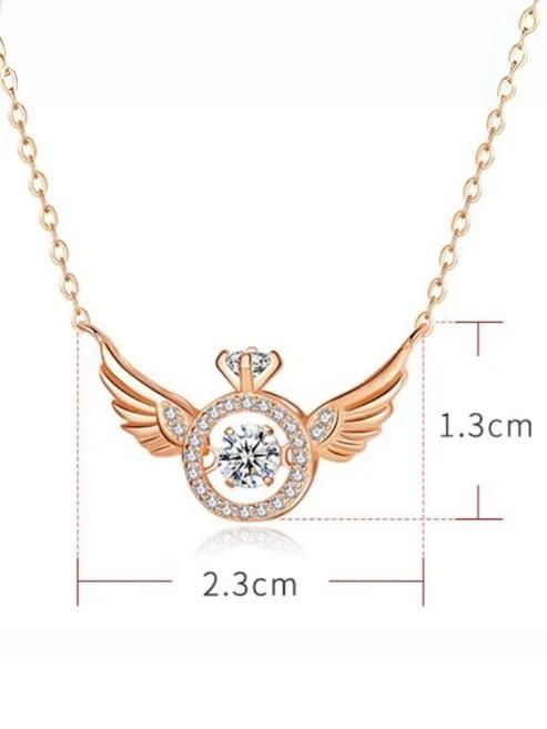 Angle Rose Pendant