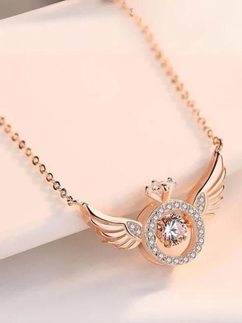 Angle Rose Pendant